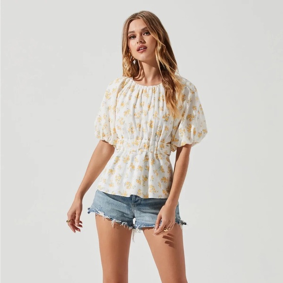 ASTR THE LABEL | VENDETTI TOP Floral - Picture 3 of 6